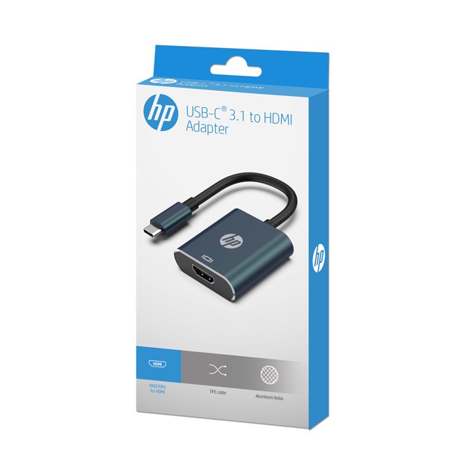 Video adapter, DHC-CT202, USB C (M) - HDMI F, czarny, Hewlett-Packard