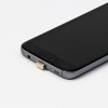 USB końcówka, USB C (M) - połączenie magnetyczne, srebrna, do użytku z kablem magnetycznym