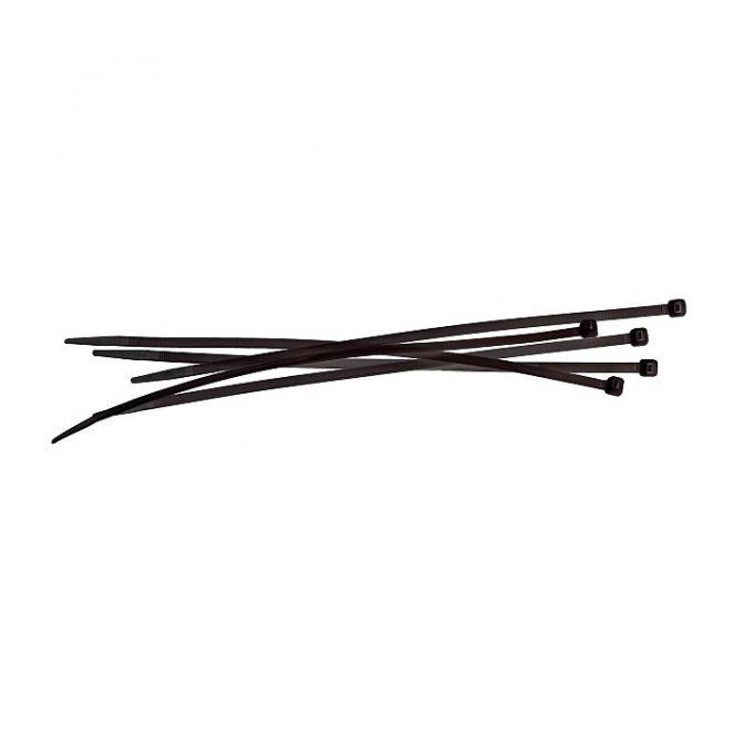 Pasek wycofujacy, 250x3,6mm, czarny, 0.25mm, 100 szt w opakowaniu, EOL