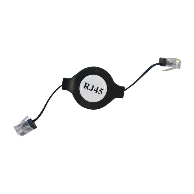 Przewód LAN UTP patchcord, Cat.5e, RJ45 M - RJ45 M, 1.2 m, nieekranowany, nawijany, czarny, economy, EOL