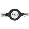 Przewód LAN UTP patchcord, Cat.5e, RJ45 M - RJ45 M, 1.2 m, nieekranowany, nawijany, czarny, economy, EOL