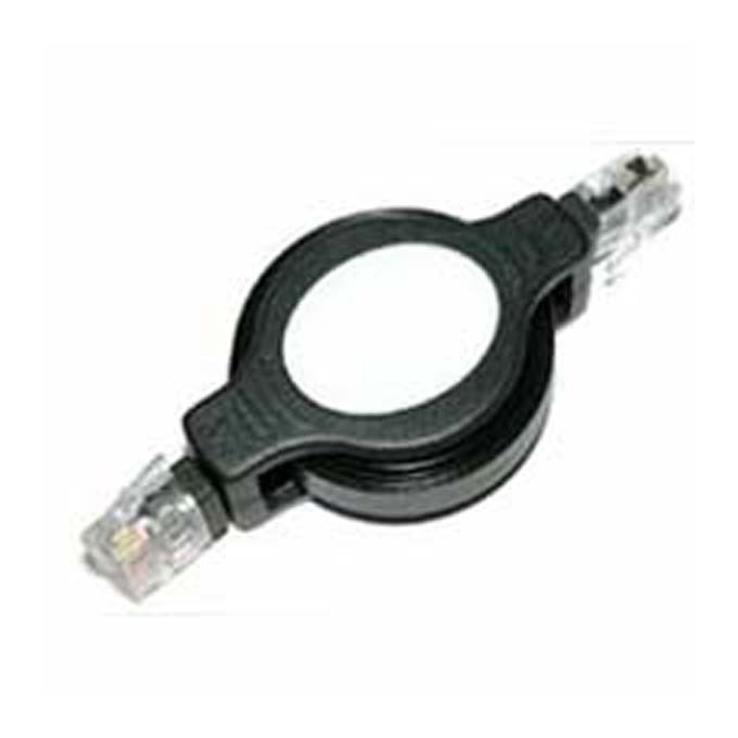 Przewód LAN UTP patchcord, Cat.5e, RJ45 M - RJ45 M, 1.2 m, nieekranowany, nawijany, czarny, economy, EOL