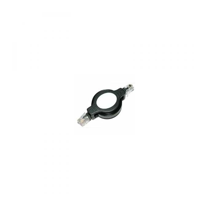 Przewód LAN UTP patchcord, Cat.5e, RJ45 M - RJ45 M, 1.2 m, nieekranowany, nawijany, czarny, Logo LOGO bag