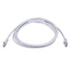 Przewód LAN UTP patchcord, Cat.5e, RJ45 M - RJ45 M, 0.25 m, nieekranowany, biały, economy, EOL