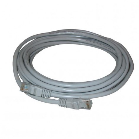 Przewód LAN FTP patchcord, Cat.5e, RJ45 M - RJ45 M, 3 m, chroniony, szary, economy