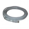 Przewód LAN UTP patchcord, Cat.5e, RJ45 M - RJ45 M, 5 m, nieekranowany, szary, Logo blistr