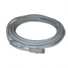 Przewód LAN UTP crossover patchcord, Cat.6, RJ45 M - RJ45 M, 10 m, nieekranowany, krzyżowy, szary, do połączenia 2 