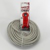 Przewód LAN UTP patchcord, Cat.5e, RJ45 M - RJ45 M, 15 m, nieekranowany, szary, Logo LOGO bag