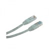 Przewód LAN UTP patchcord, Cat.5e, RJ45 M - RJ45 M, 15 m, nieekranowany, szary, Logo blistr