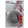 Przewód LAN UTP patchcord, Cat.5e, RJ45 M - RJ45 M, 15 m, nieekranowany, szary, Logo blistr