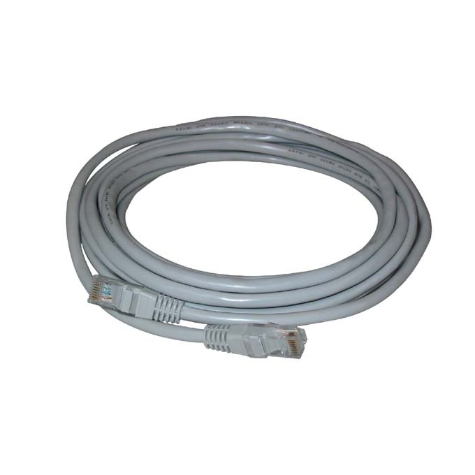 Przewód LAN FTP patchcord, Cat.5e, RJ45 M - RJ45 M, 25 m, chroniony, szary, economy