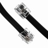 Kabel telefoniczny 4-żyłowy, RJ11 M - RJ11 M, 15 m, czarny, do ADSL modem economy
