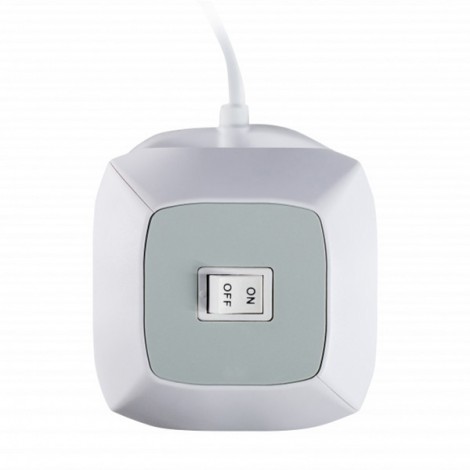 Stacja zasilania Tower Power gniazdo, biała, Verbatim