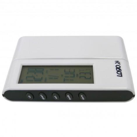 USB (2.0) hub 4-port, biały, podświetlany, godzina, budzik, regulator czasowy USB (2.0) hub 4-port, biały, podświetlany, godzina, budzik, regulator czasowy