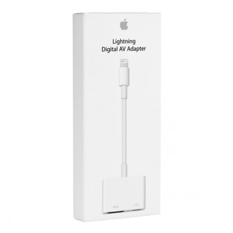 Redukcja Apple 3-port, MD826ZM/A, biała, 16.1, Apple, Lightning M, Lightning F, 1x HDMI Redukcja Apple 3-port, MD826ZM/A, biała, 16.1, Apple, Lightning M, Lightning F, 1x HDMI