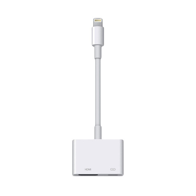 Redukcja Apple 3-port, MD826ZM/A, biała, 16.1, Apple, Lightning M, Lightning F, 1x HDMI