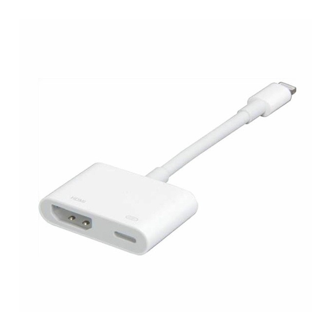 Redukcja Apple 3-port, MD826ZM/A, biała, 16.1, Apple, Lightning M, Lightning F, 1x HDMI