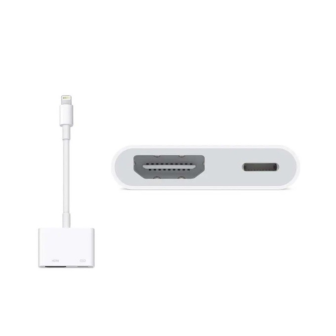 Redukcja Apple 3-port, MD826ZM/A, biała, 16.1, Apple, Lightning M, Lightning F, 1x HDMI