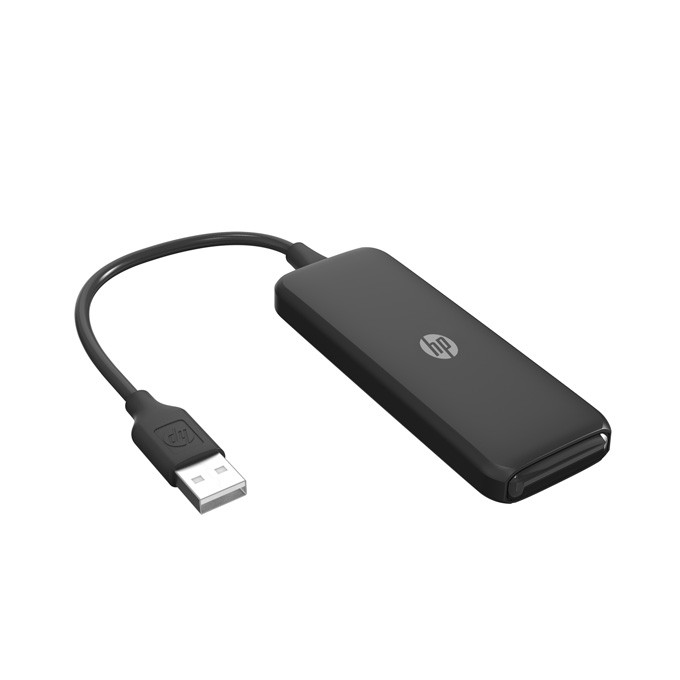 USB (2.0) hub 4-port, DHC-CT110C, czarny, Hewlett-Packard