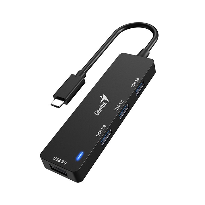 USB (3.0) hub 4-port, UH-400, czarny, Genius