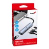 USB (3.0) hub 4-port, UH-545, szary, Genius, 3x USB 3.0, 1x RJ45 USB (3.0) hub 4-port, UH-545, szary, Genius, 3x USB 3.0, 1x RJ45
