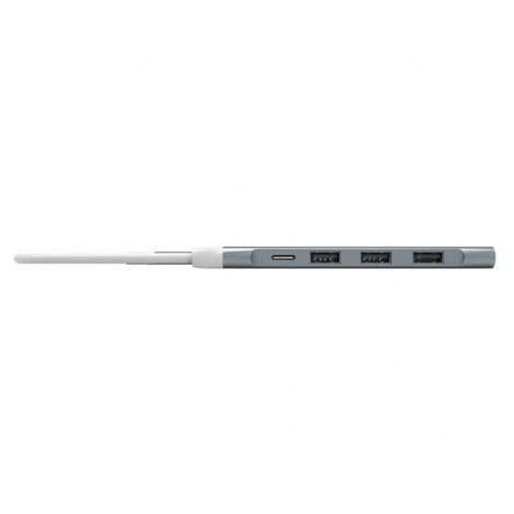 USB (3.0) hub 5-port, UH008, metalowy, Marvo USB (3.0) hub 5-port, UH008, metalowy, Marvo