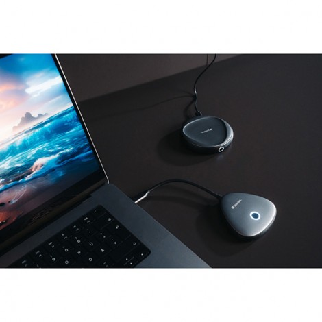 Bezprzewodowy adapter USB-C z koncentratorem WDA02 Share My Screen 4K 32147, czarny, długość przewodu 15cm, Verbatim Bezprzewodowy adapter USB-C z koncentratorem WDA02 Share My Screen 4K 32147, czarny, długość przewodu 15cm, Verbatim