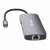 USB (3.2) hub 5-port, 32150, szara, długość przewodu 15cm, Verbatim, 1x USB C, 2x USB A, 1x HDMI USB (3.2) hub 5-port, 32150, szara, długość przewodu 15cm, Verbatim, 1x USB C, 2x USB A, 1x HDMI
