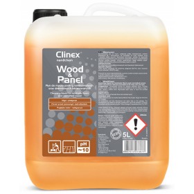 Płyn do mycia drewnianych podłóg i paneli CLINEX Wood&Panel 5L, skoncentrowany