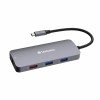 USB (3.2) hub 9-port, 32152, szary, długość przewodu 15cm, Verbatim, 2x USB C, 3x USB A, 1x HDMI, czytnik SD/micro SD USB (3.2) hub 9-port, 32152, szary, długość przewodu 15cm, Verbatim, 2x USB C, 3x USB A, 1x HDMI, czytnik SD/micro SD