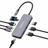 USB (3.2) hub 9-port, 32152, szary, długość przewodu 15cm, Verbatim, 2x USB C, 3x USB A, 1x HDMI, czytnik SD/micro SD USB (3.2) hub 9-port, 32152, szary, długość przewodu 15cm, Verbatim, 2x USB C, 3x USB A, 1x HDMI, czytnik SD/micro SD