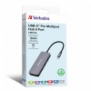 USB (3.2) hub 9-port, 32152, szary, długość przewodu 15cm, Verbatim, 2x USB C, 3x USB A, 1x HDMI, czytnik SD/micro SD USB (3.2) hub 9-port, 32152, szary, długość przewodu 15cm, Verbatim, 2x USB C, 3x USB A, 1x HDMI, czytnik SD/micro SD