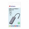 USB (3.2) hub 9-port, 32152, szary, długość przewodu 15cm, Verbatim, 2x USB C, 3x USB A, 1x HDMI, czytnik SD/micro SD USB (3.2) hub 9-port, 32152, szary, długość przewodu 15cm, Verbatim, 2x USB C, 3x USB A, 1x HDMI, czytnik SD/micro SD