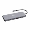 USB (3.2) hub 13-port, 32153, szary, długość przewodu 20 cm, Verbatim, 2x USB C, 6x USB A, 2x HDMI USB (3.2) hub 13-port, 32153, szary, długość przewodu 20 cm, Verbatim, 2x USB C, 6x USB A, 2x HDMI