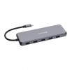 USB (3.2) hub 13-port, 32153, szary, długość przewodu 20 cm, Verbatim, 2x USB C, 6x USB A, 2x HDMI USB (3.2) hub 13-port, 32153, szary, długość przewodu 20 cm, Verbatim, 2x USB C, 6x USB A, 2x HDMI