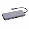 USB (3.2) hub 14-port, 32154, szary, długość przewodu 15cm, Verbatim, 2x USB C, 5x USB A, 2x HDMI, czytnik SD/micro USB (3.2) hub 14-port, 32154, szary, długość przewodu 15cm, Verbatim, 2x USB C, 5x USB A, 2x HDMI, czytnik SD/micro