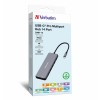 USB (3.2) hub 14-port, 32154, szary, długość przewodu 15cm, Verbatim, 2x USB C, 5x USB A, 2x HDMI, czytnik SD/micro USB (3.2) hub 14-port, 32154, szary, długość przewodu 15cm, Verbatim, 2x USB C, 5x USB A, 2x HDMI, czytnik SD/micro