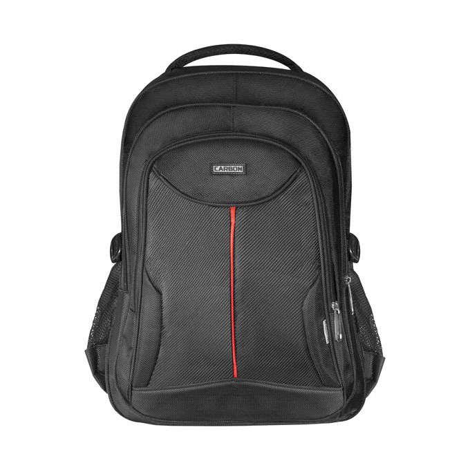 Plecak na  notebook 15,6", Carbon, czarny, poliester, nieprzemaklne dno i kieszenie, Defender