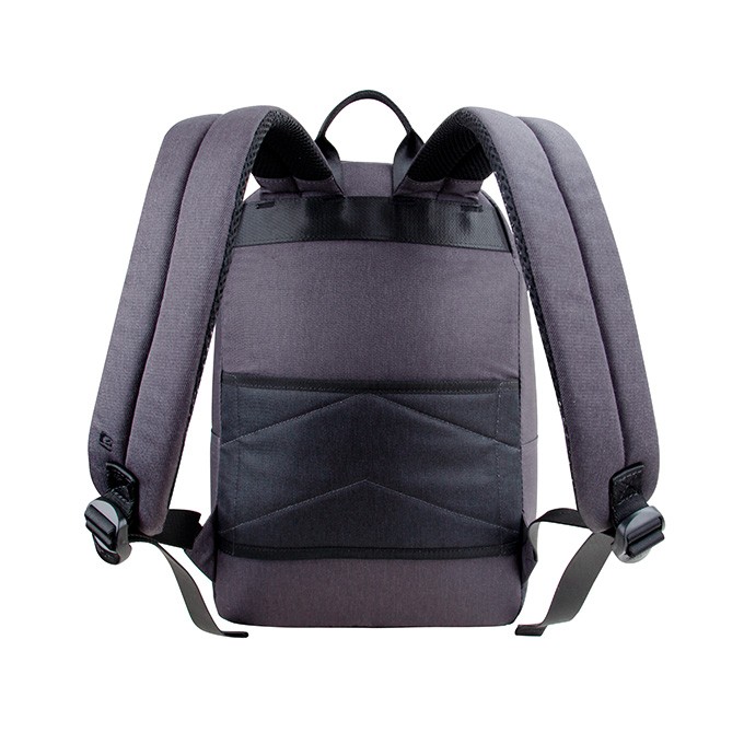 Plecak na  notebook 14,1", Audrey, szary, poliester, Bestlife