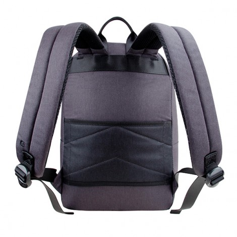 Plecak na  notebook 14,1", Audrey, szary, poliester, Bestlife