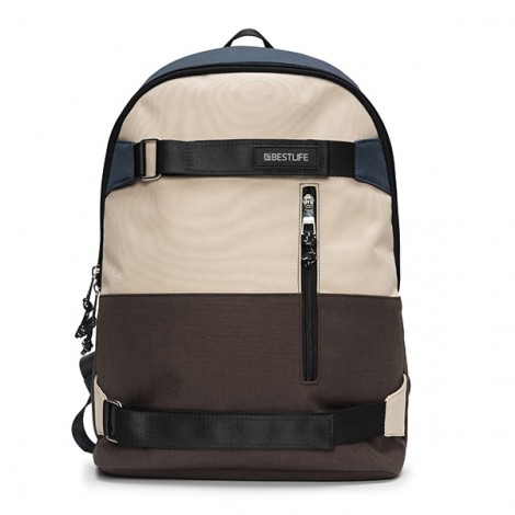 Plecak na  notebook 14,1", COL-Skate, brązowy, poliester, Bestlife