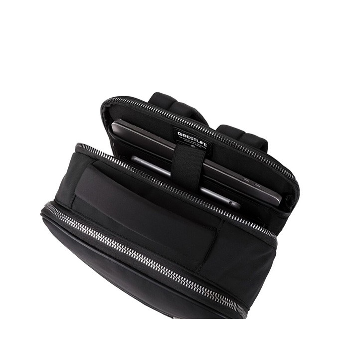 Plecak na  notebook 15,6", Nacar, czarny, poliester, Bestlife