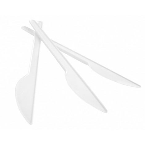 Nóż plastikowy OFFICE PRODUCTS, 17cm, 100szt., biały