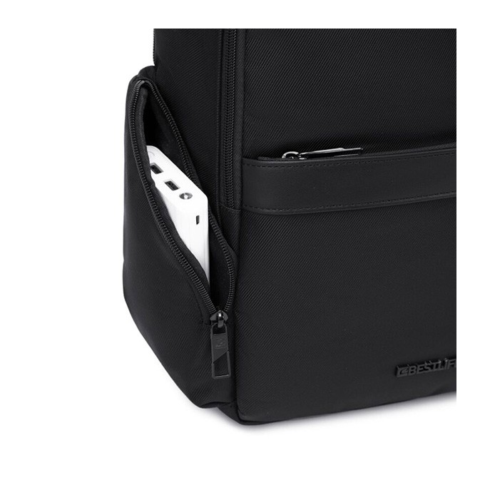 Plecak na  notebook 14,1", Franklyn, czarny, nylon, Bestlife