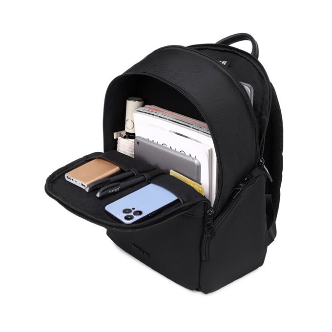 Plecak na  notebook 14,1", Franklyn, czarny, nylon, Bestlife