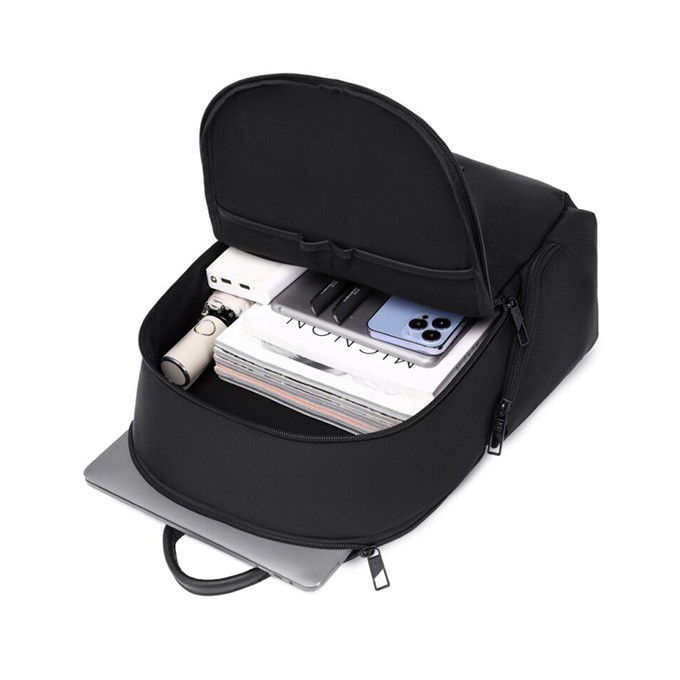 Plecak na  notebook 14,1", Franklyn, czarny, nylon, Bestlife