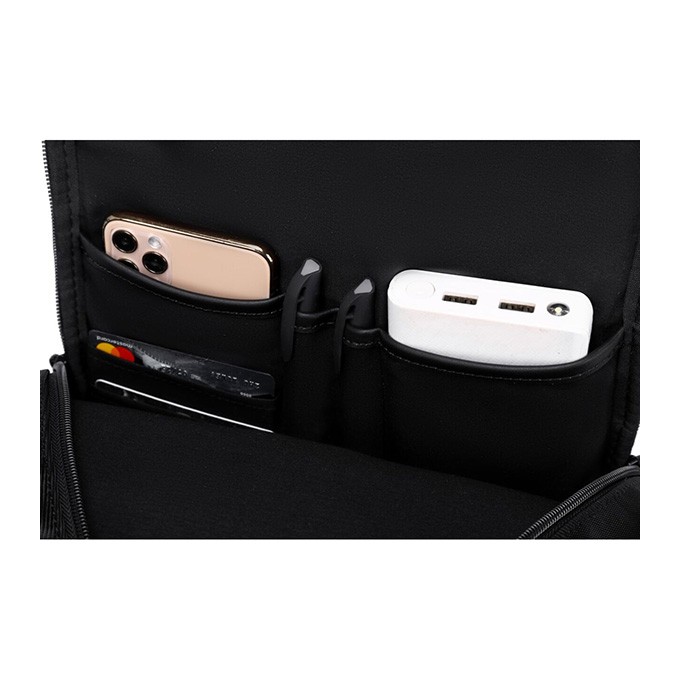 Plecak na  notebook 14,1", Franklyn, czarny, nylon, Bestlife