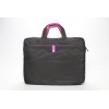 Torba na  notebook 15,6", czarna z różowymi wstawkami, nylon, NT006 typ Crown, EOL