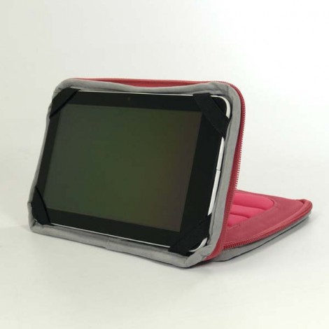 Opakowanie na tablet 7", Tootsie, różowy, nylon