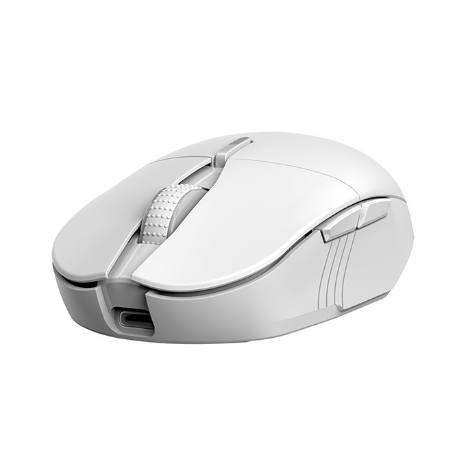 Mysz bezprzewodowa, Genius GX GAMING Scorpion M8250 AI, biała, optyczna, 3200DPI